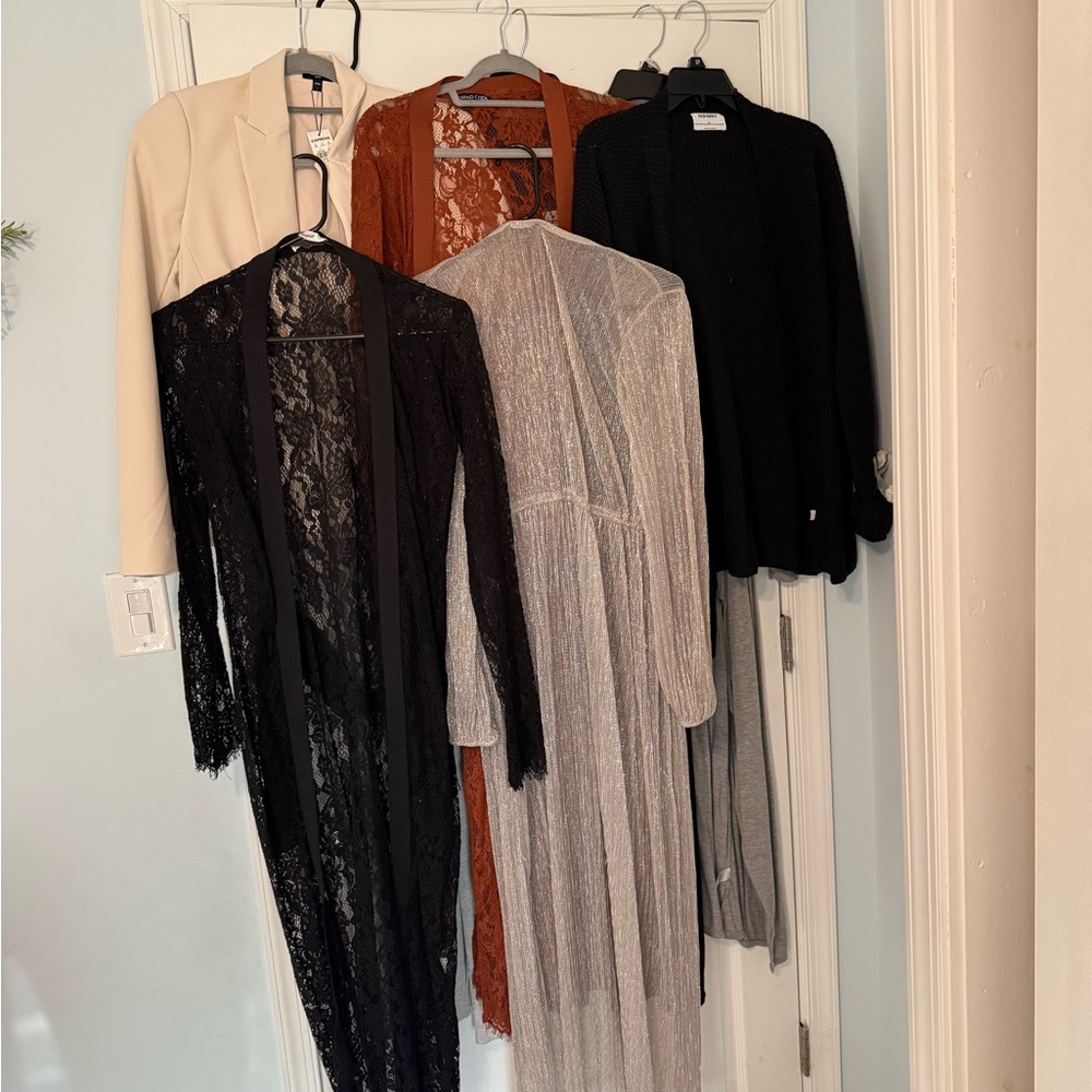 Nwt Express Dusters And Cardigans 7 Total - image 1